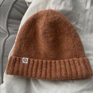 Dusty Orange Cozy Knit Beanie